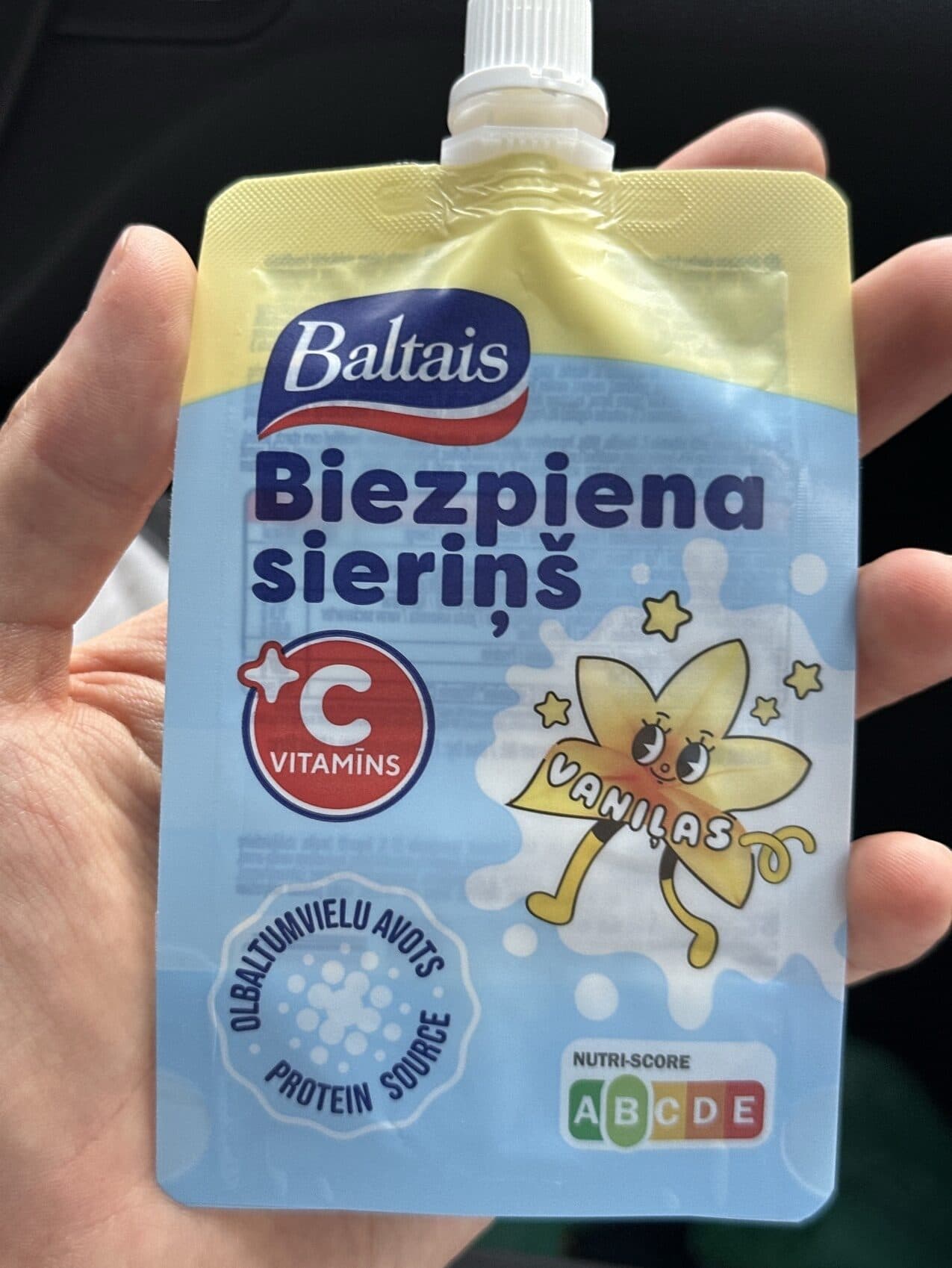 Baltais Biezpiena Sierins packshot