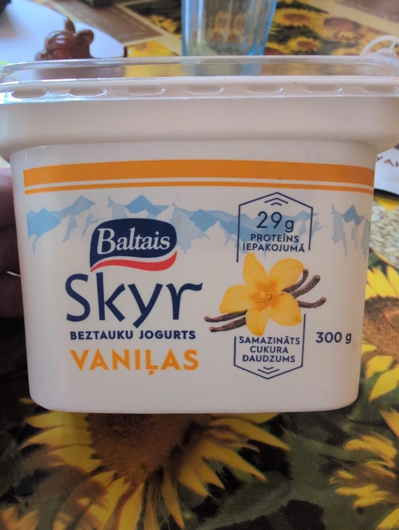 Baltais Skyr Beztauku Jogurts Vaniļas packshot