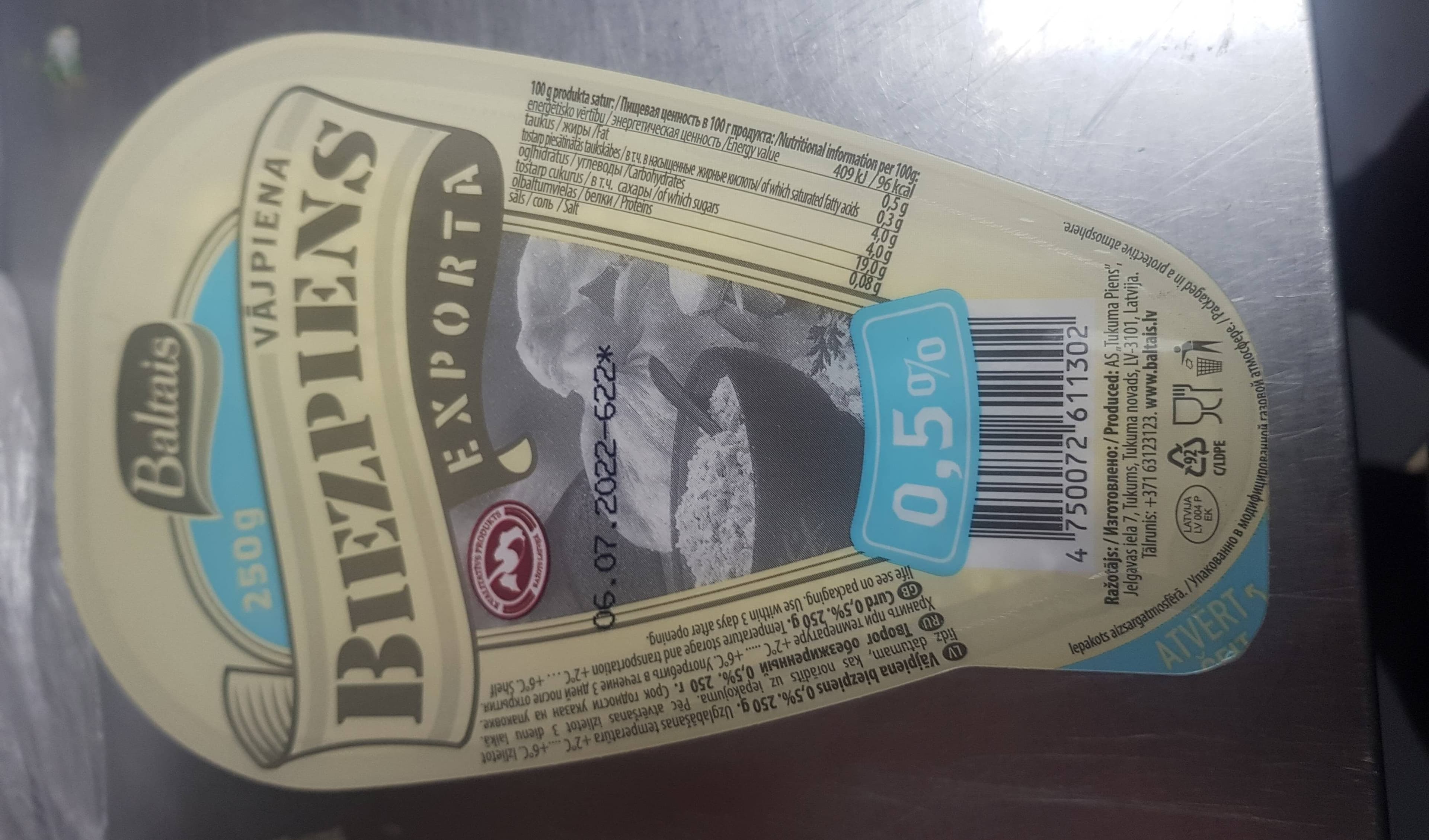 Baltais Biezpiens packshot