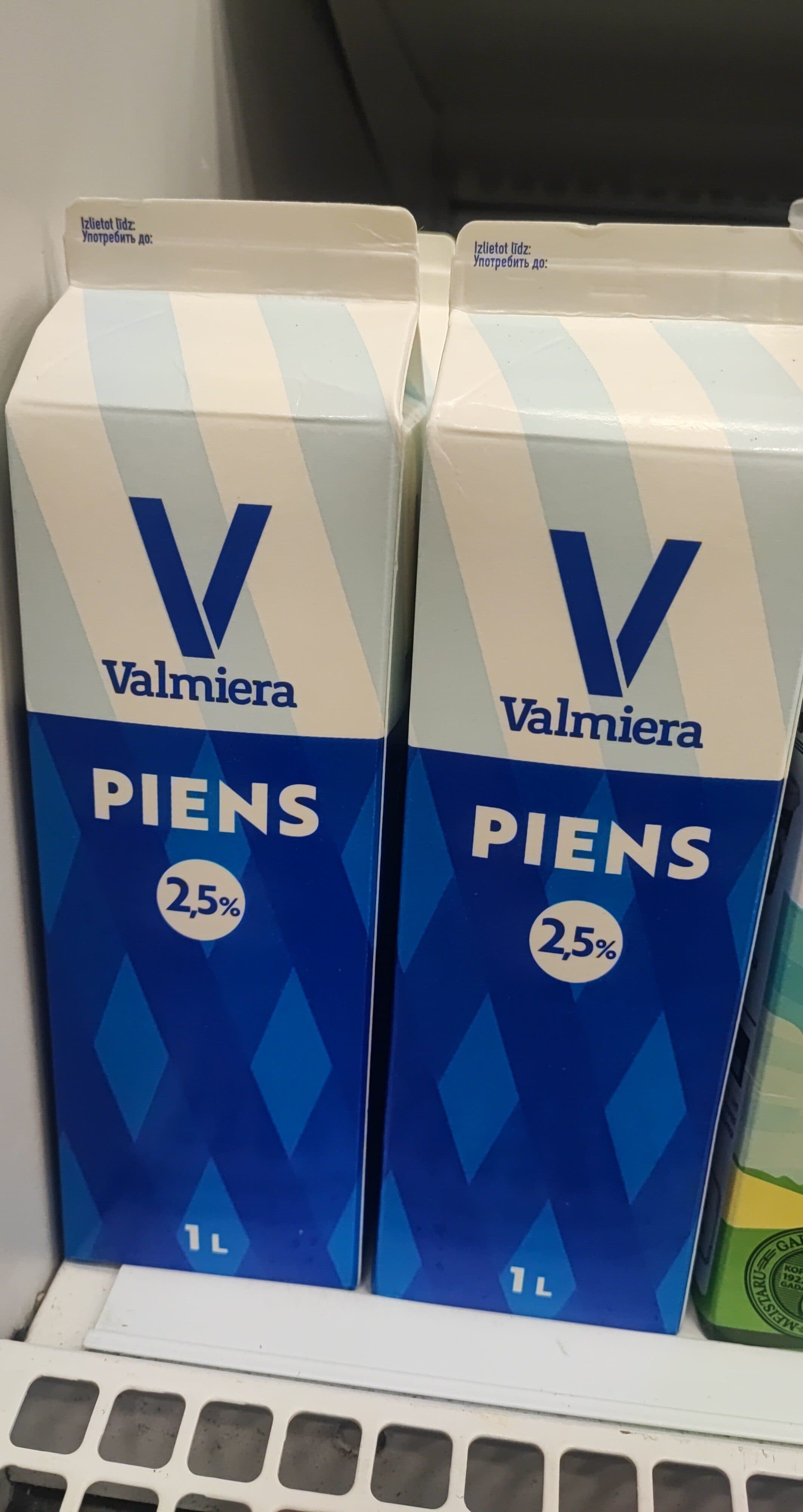piens Valmieras 1l packshot