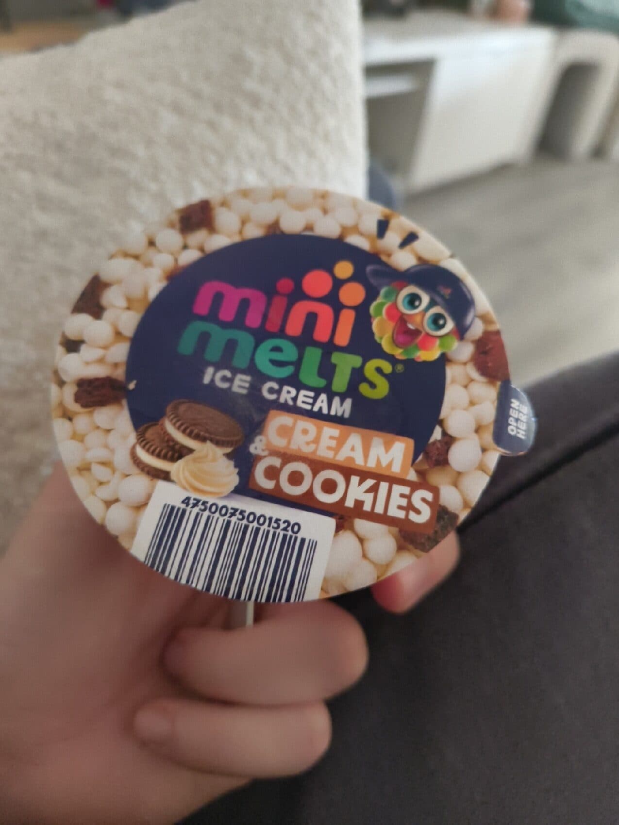 Mini Meltd Mini Melts Ice Cream Cream & Cookies packshot