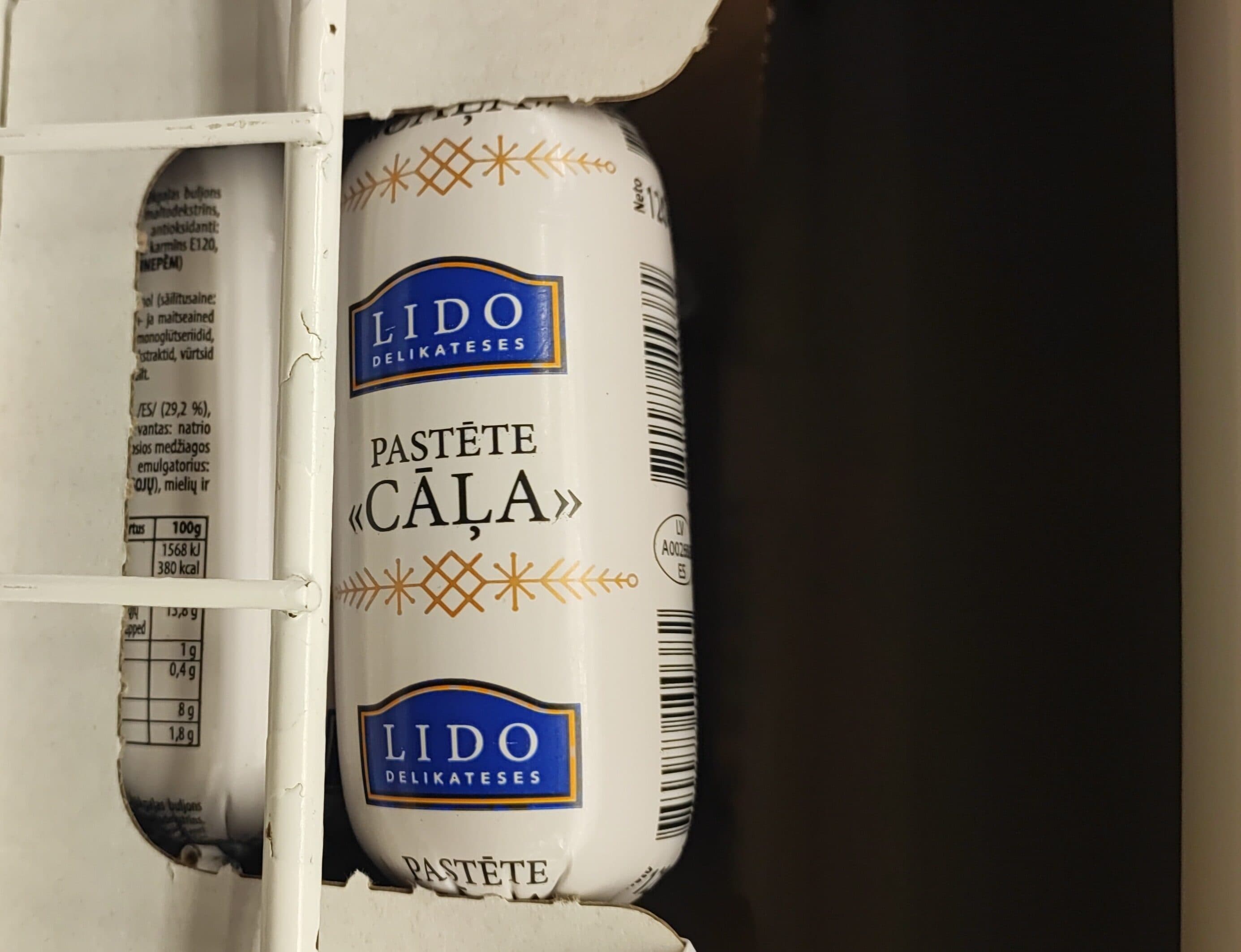 LIDO DELIKATESĒS Pastēte Cāļa Lido packshot