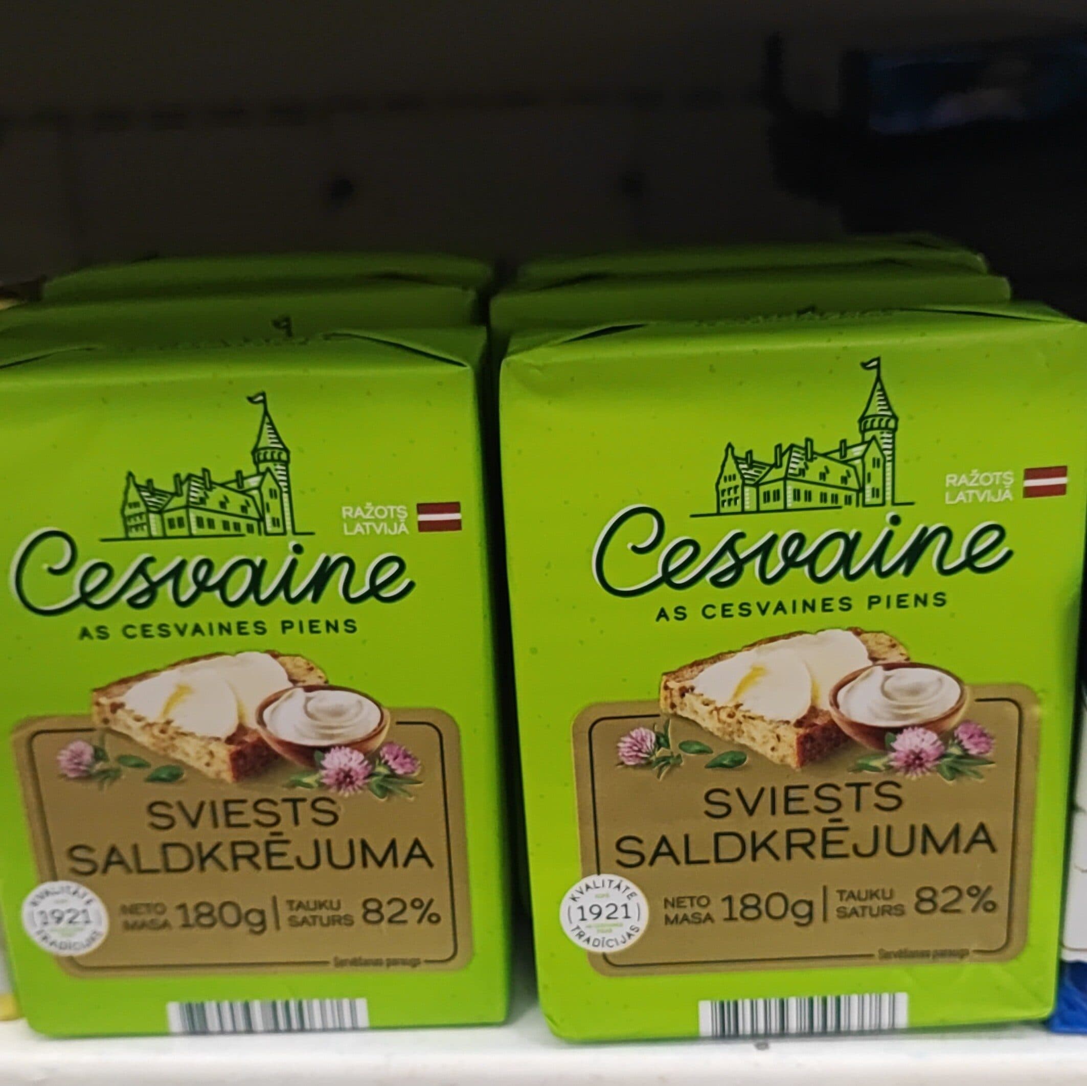 Cesvaine sviests Cesvaine packshot