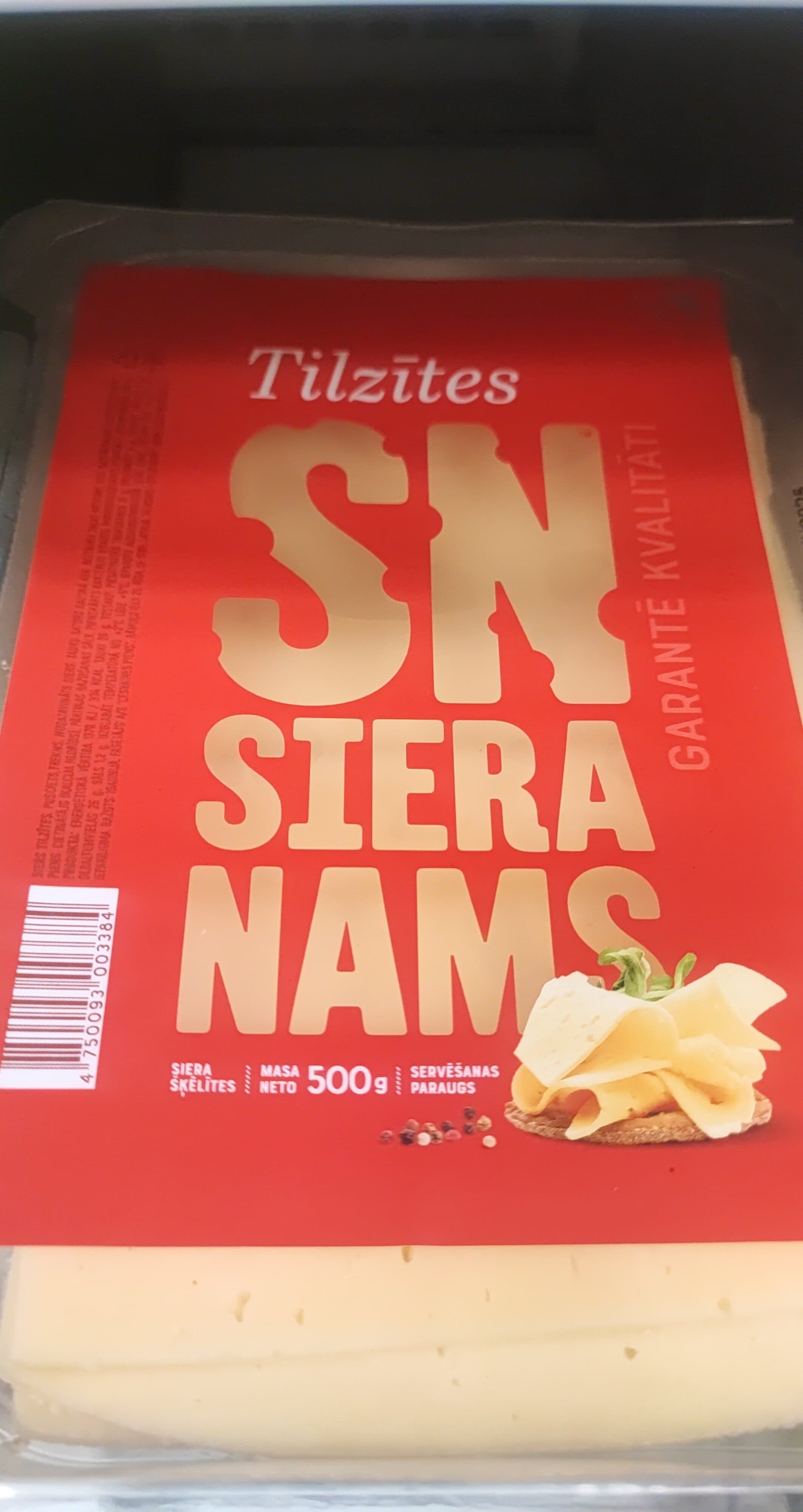 Siera Nams Tilzītes Cheese packshot