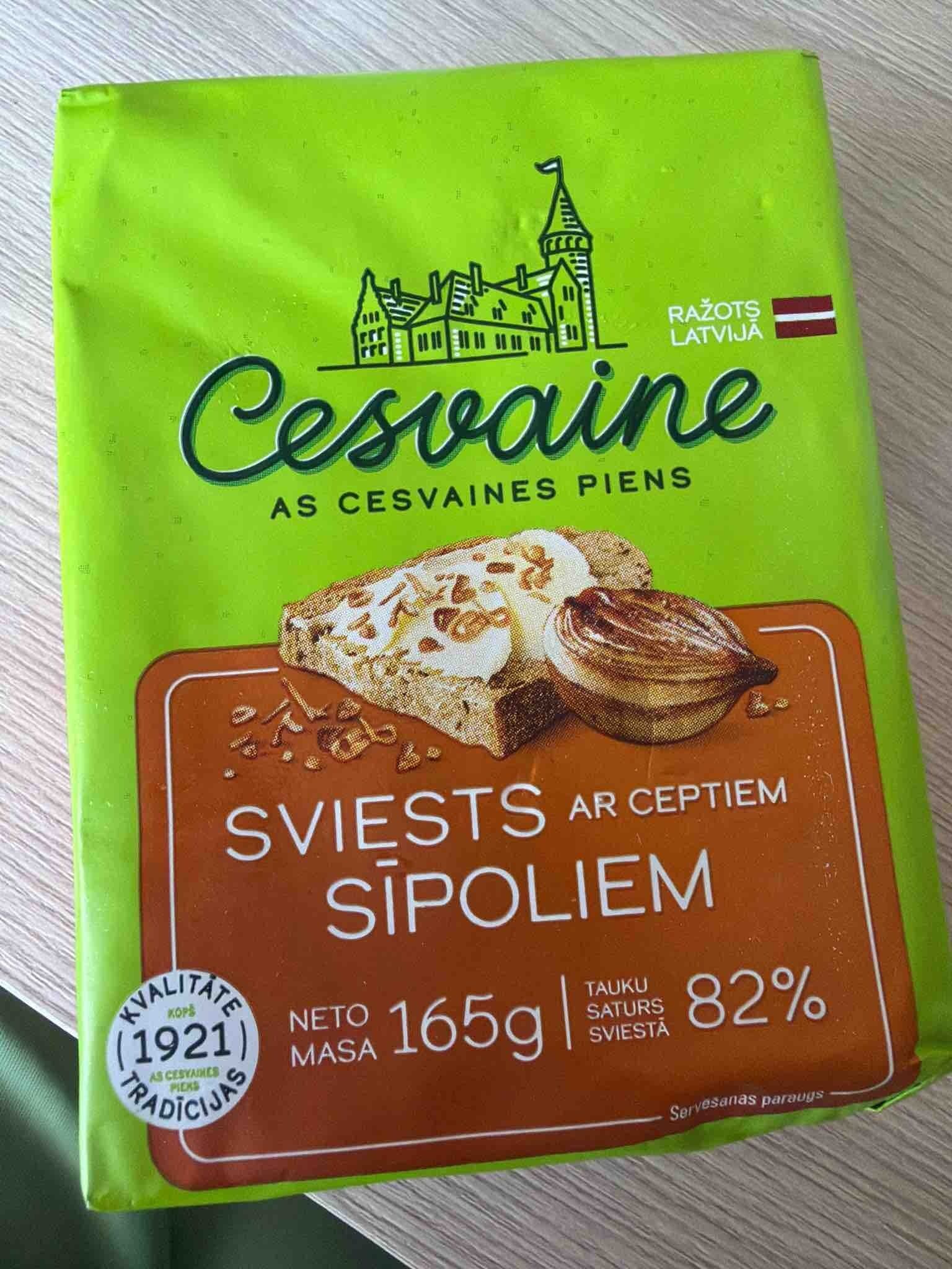 Cesvaine Sviests Ar Ceptiem Sīpoliem packshot