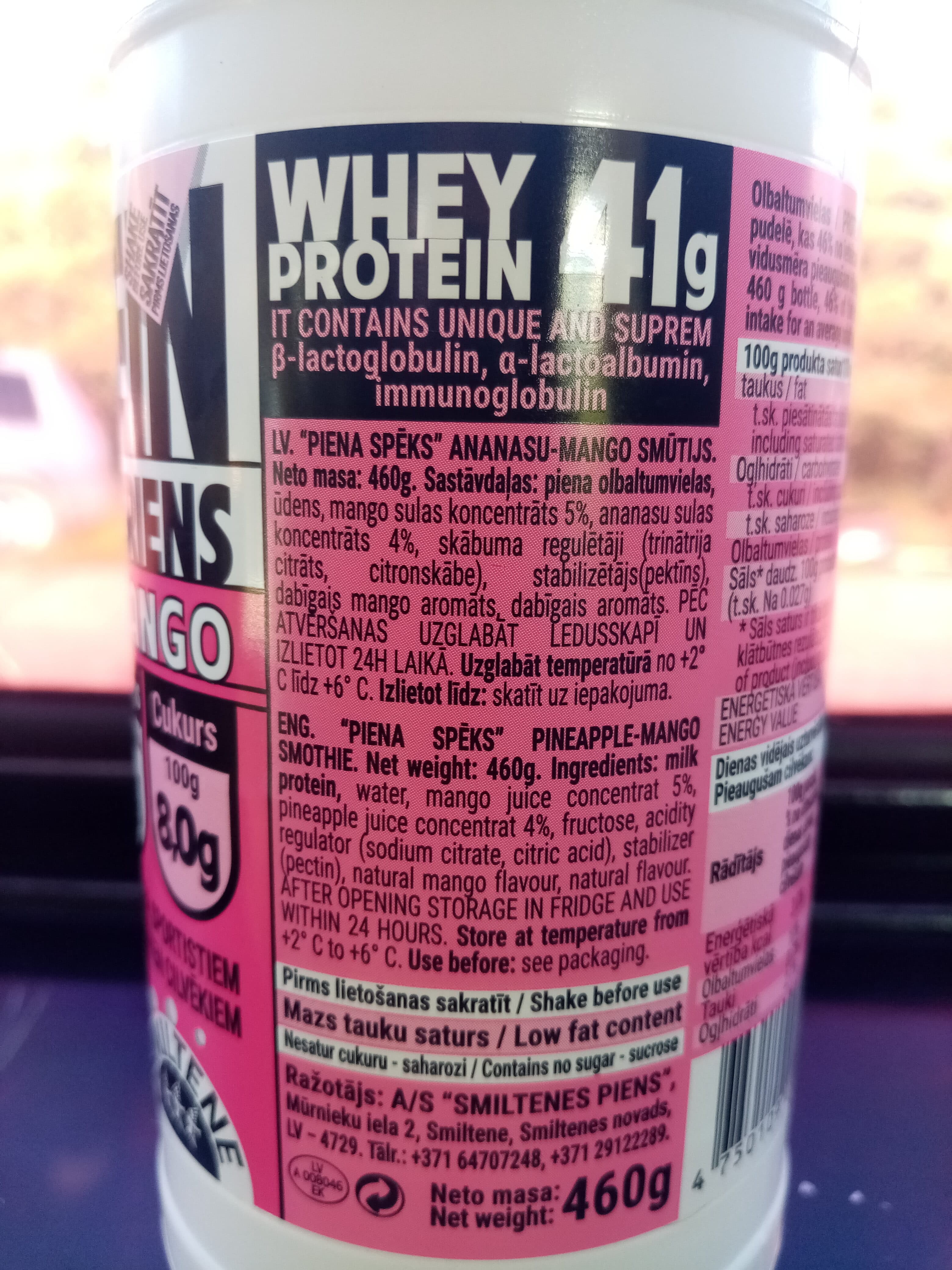 smiltene whey protien packshot
