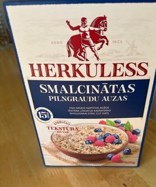 Herkuless Sasmalcinātas auzu pārslas packshot