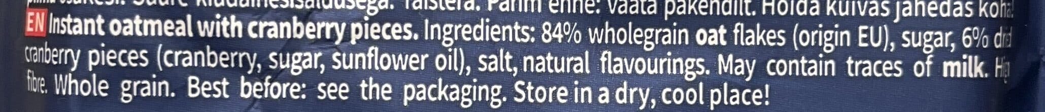 Herkuless Instant oatmeal packshot