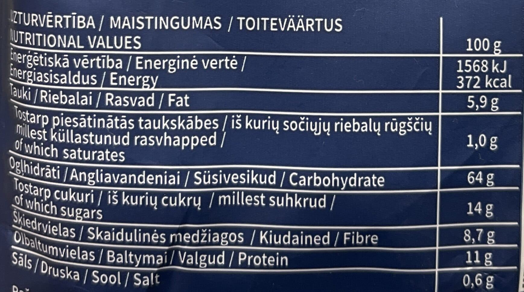 Herkuless Instant oatmeal packshot
