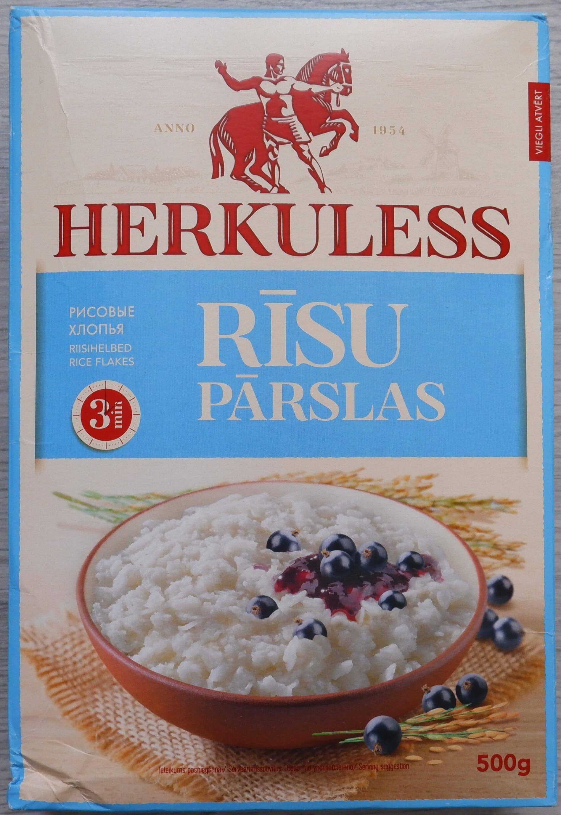 Herkuless Rīsu Pārslas packshot
