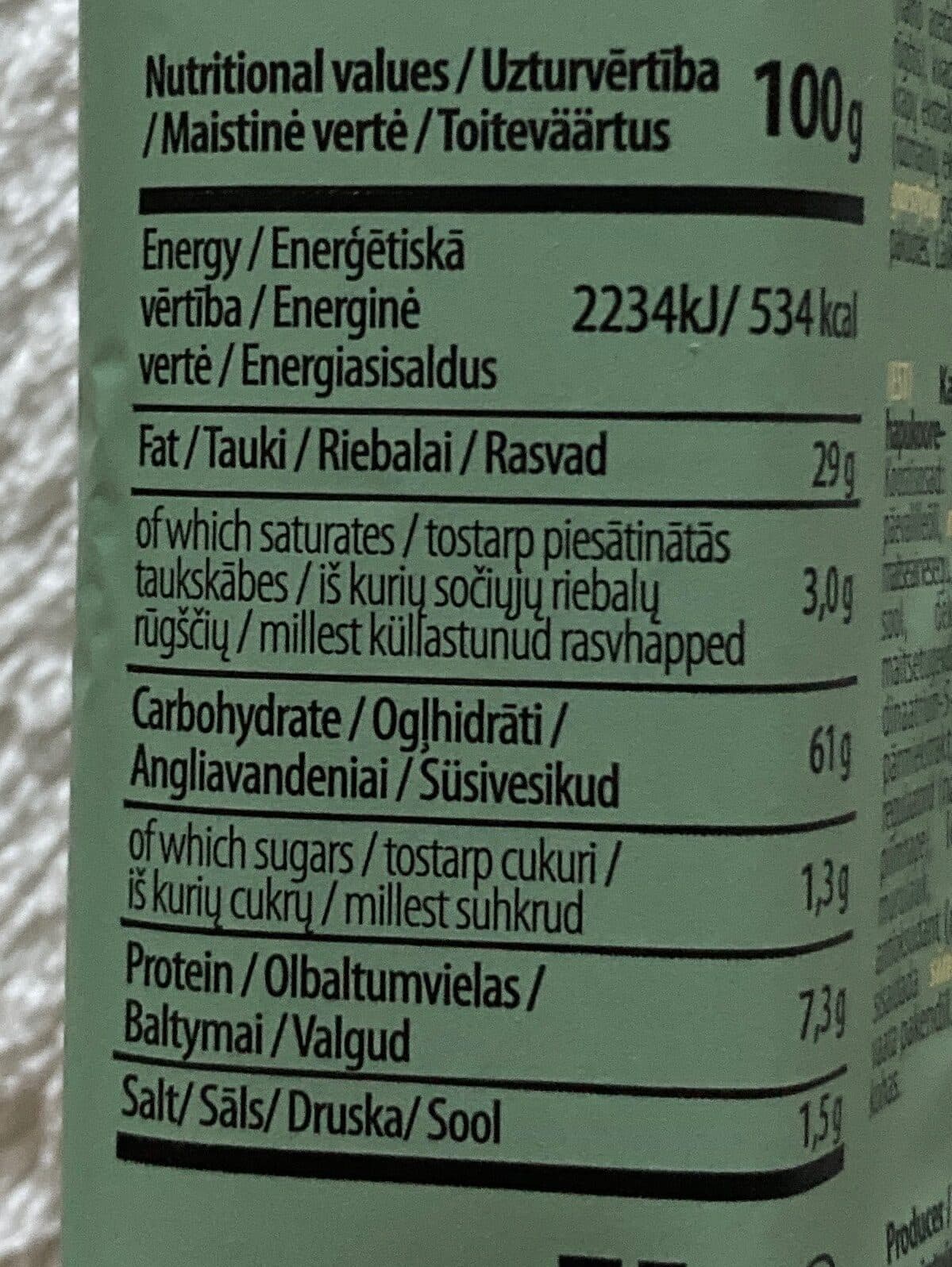 Long chips mashed potato snack packshot