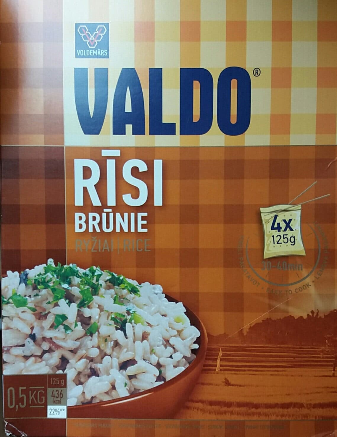 Valdo Brown rice packshot