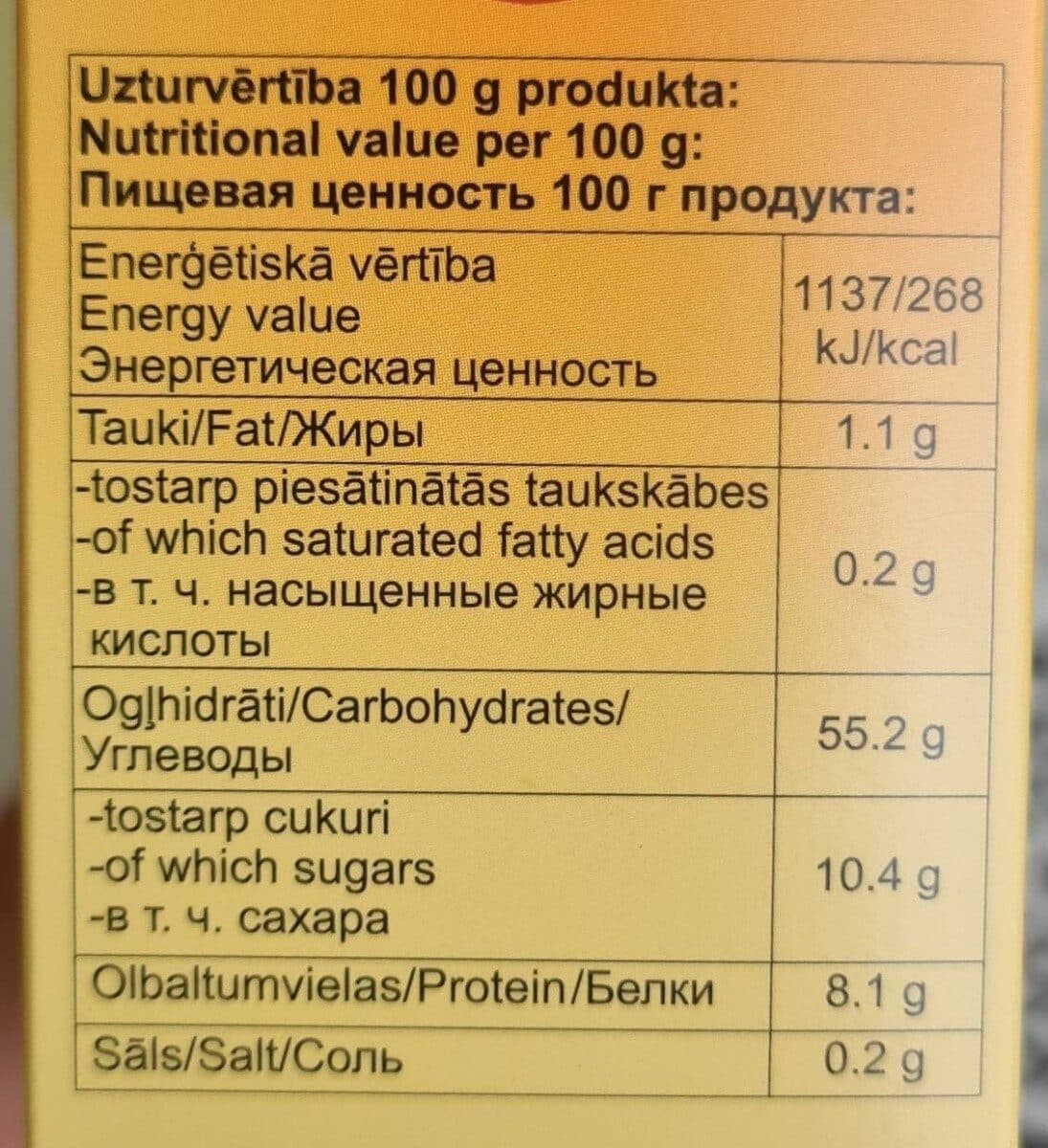 Open Food Facts Draugu salmiņi saldie packshot