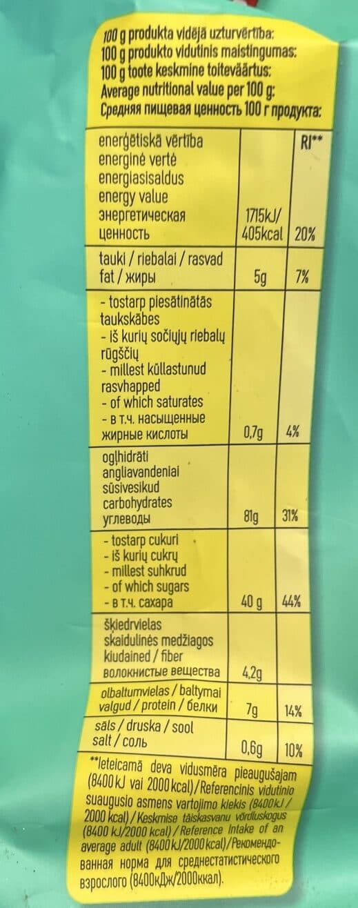 Labāko Draugu Crispy Cookies packshot