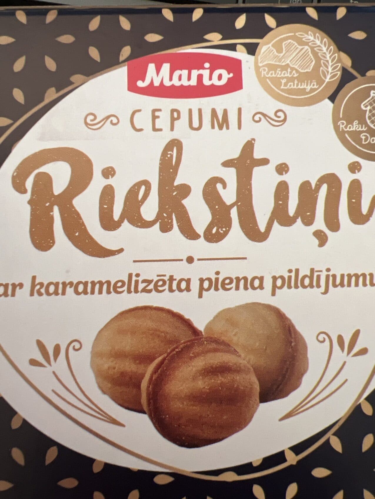 Mario Cepumi Riekstiņi Ar Karamelizētu Piena Pildījumu packshot