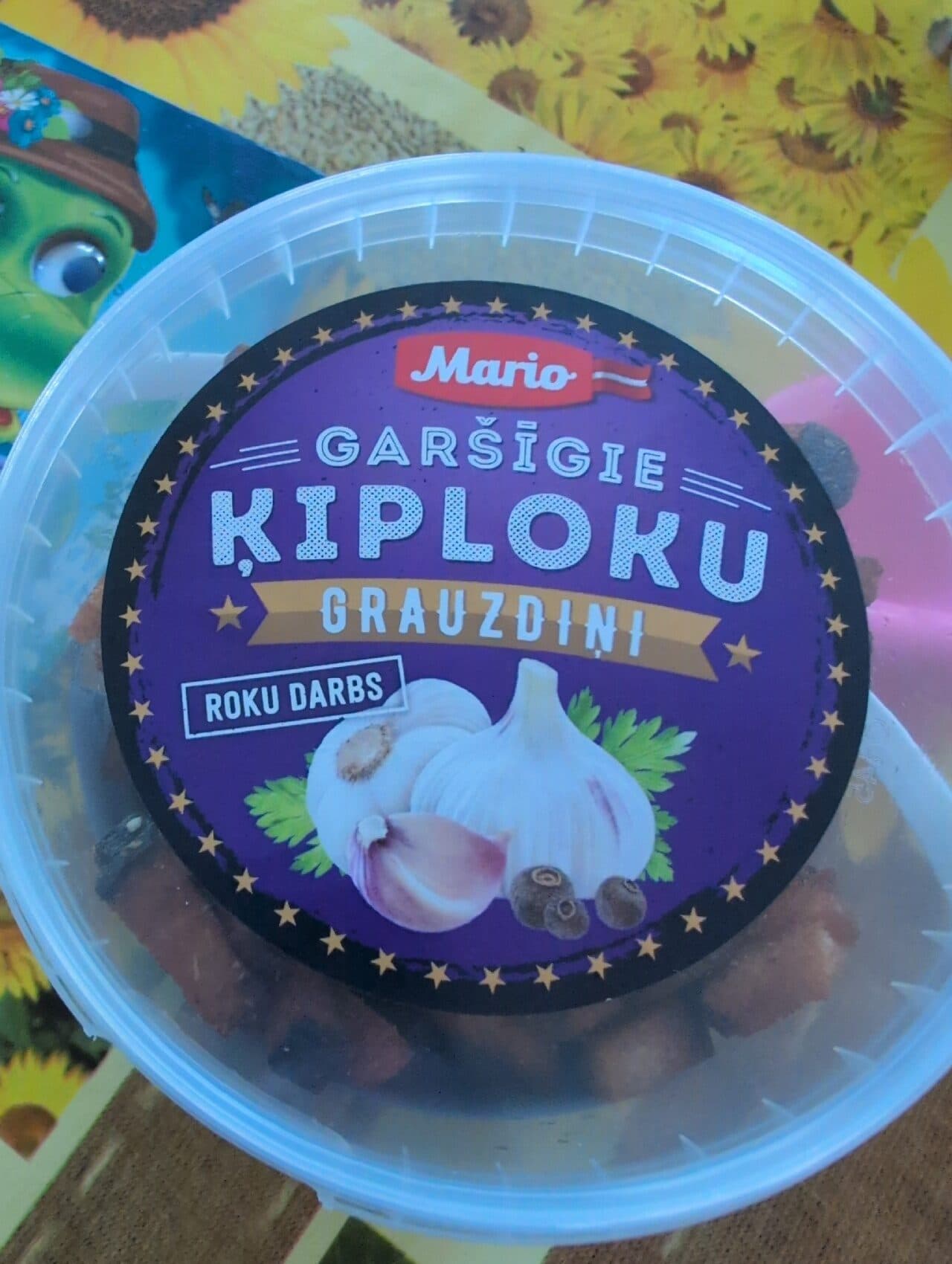Mario Garšīgi Ķiploku Grauzdiņu packshot