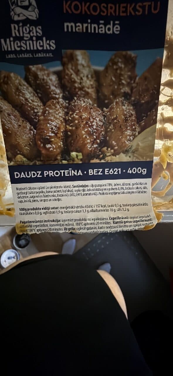 Rīgas Miesnieks Pusspārni kokosriekstu marinādē packshot