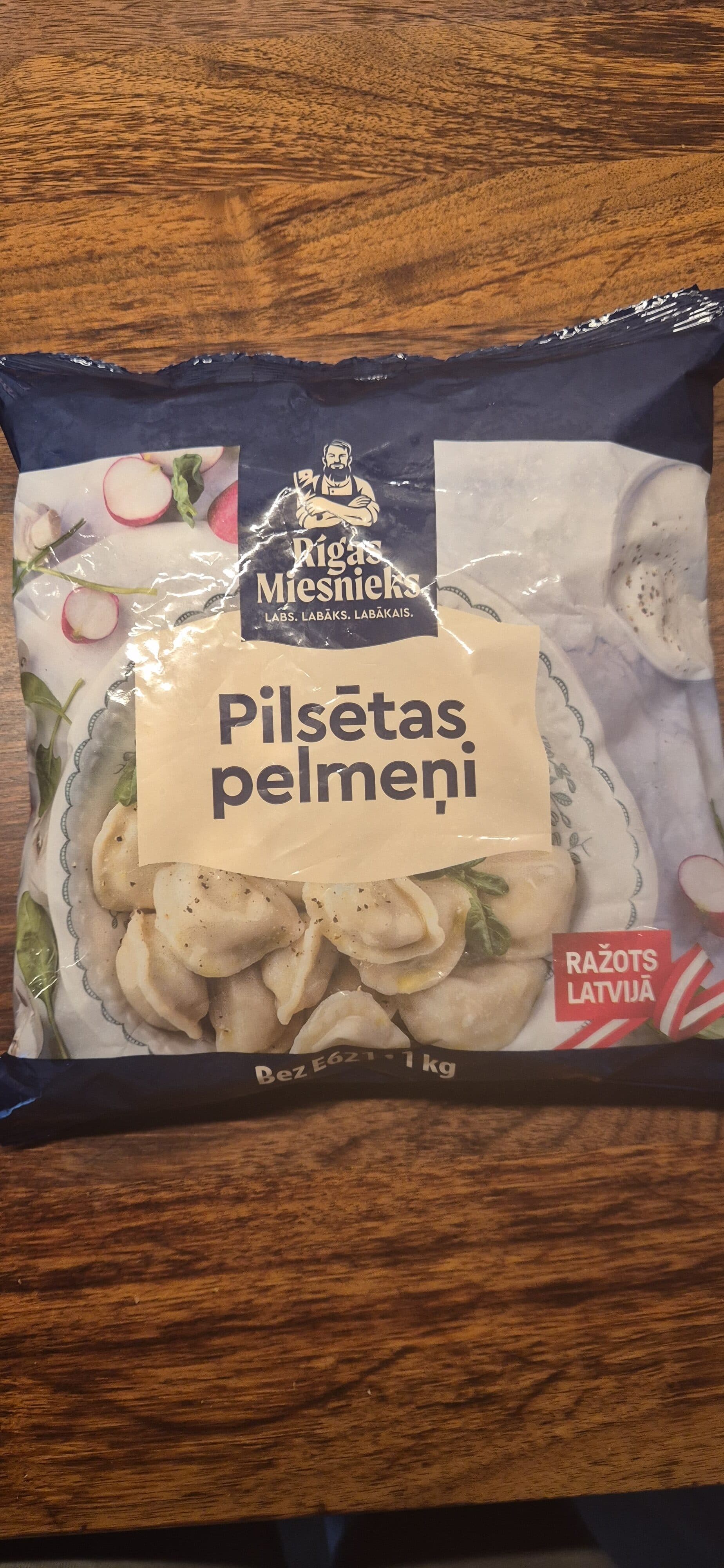 Rīgas Miesnieks Pilsētas pelmeņi packshot