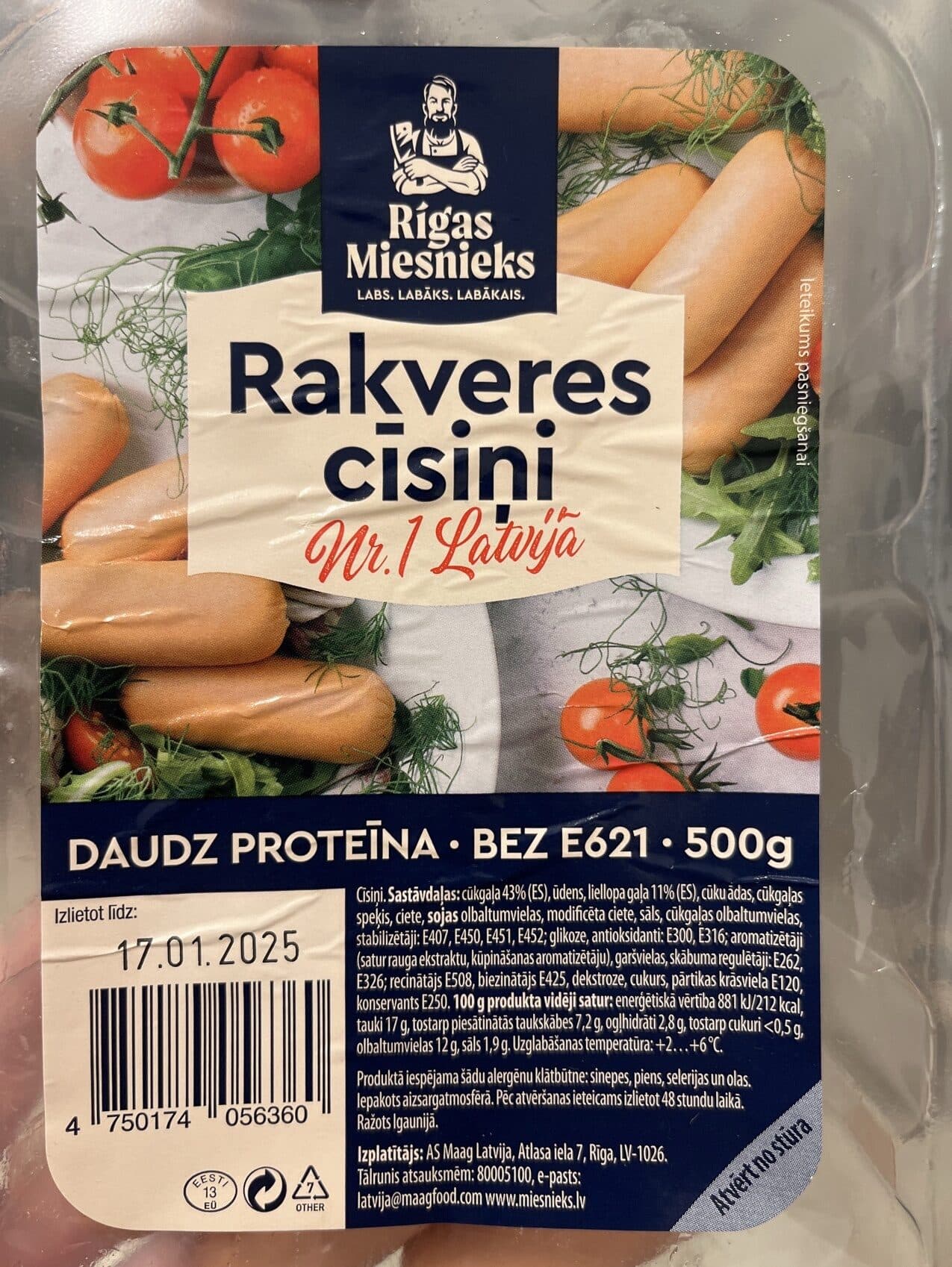 Rīgas Miesnieks Rakveres Cisiņi packshot
