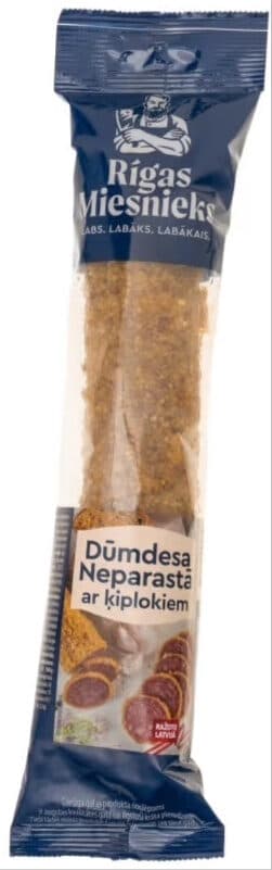 Rīgas Miesnieks Smoked sausage unusual with seeds packshot