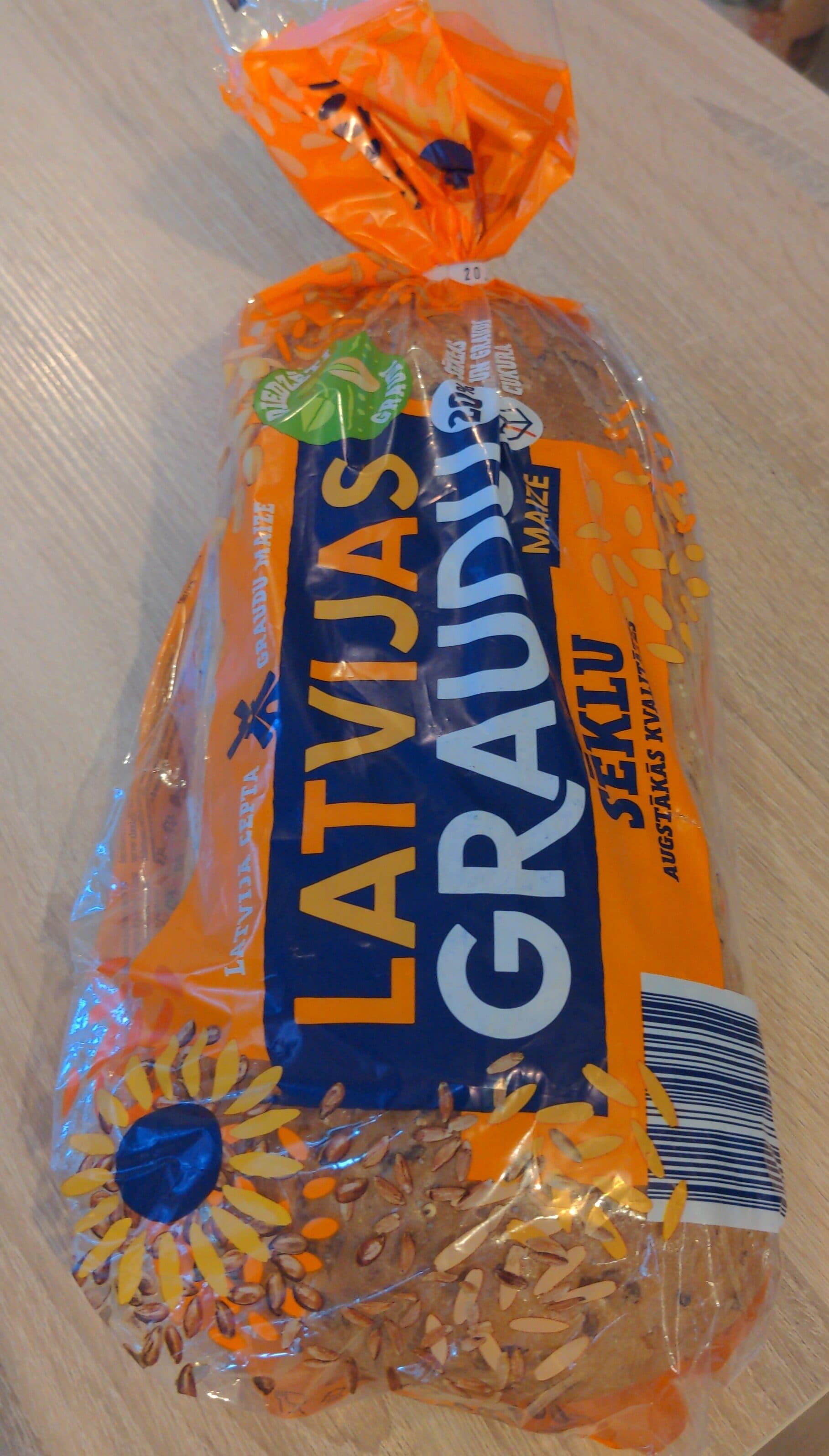 Latvijas Maiznieks Bread packshot