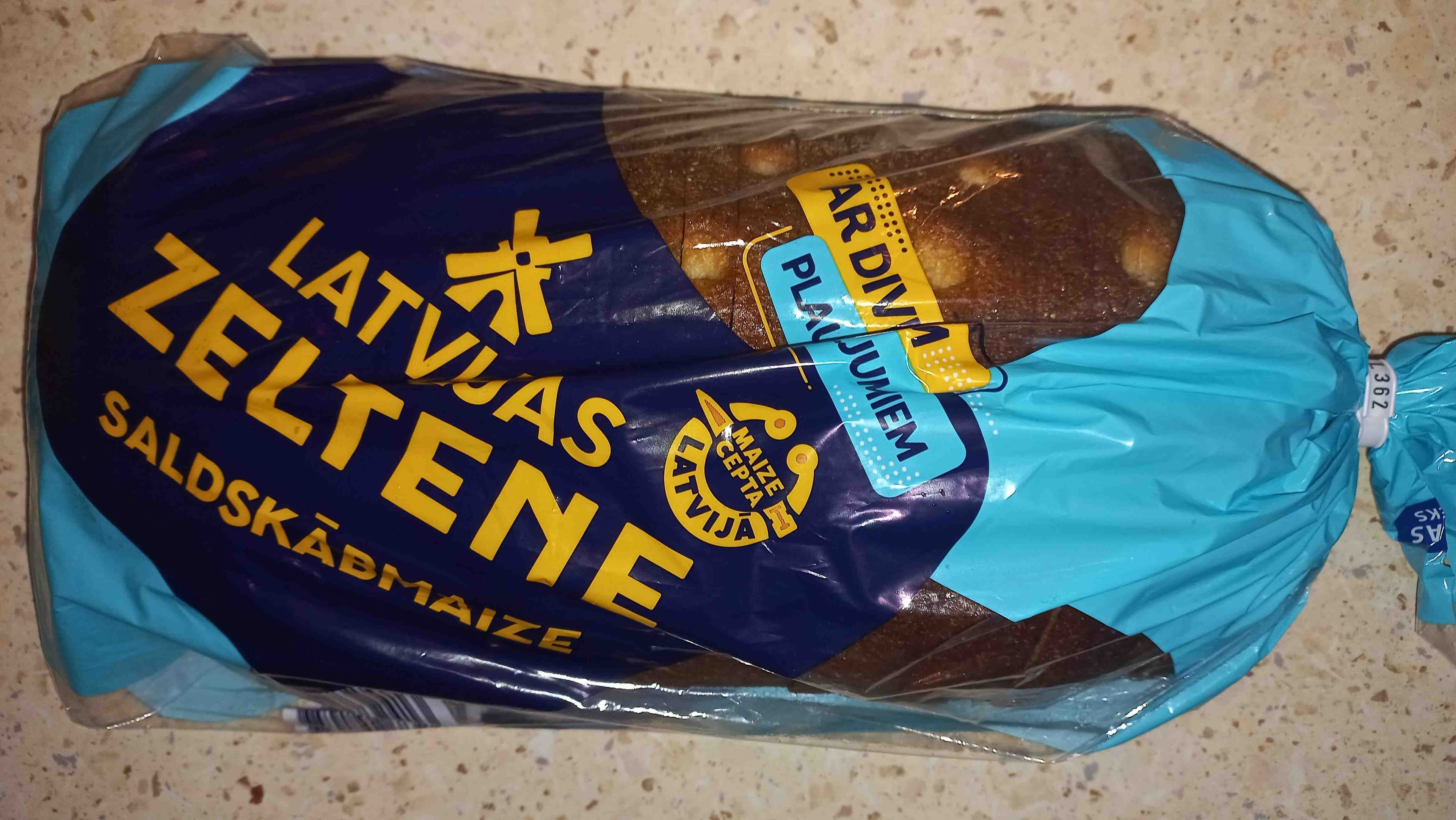 Latvijas maiznieks Zeltene saldskabmaize packshot