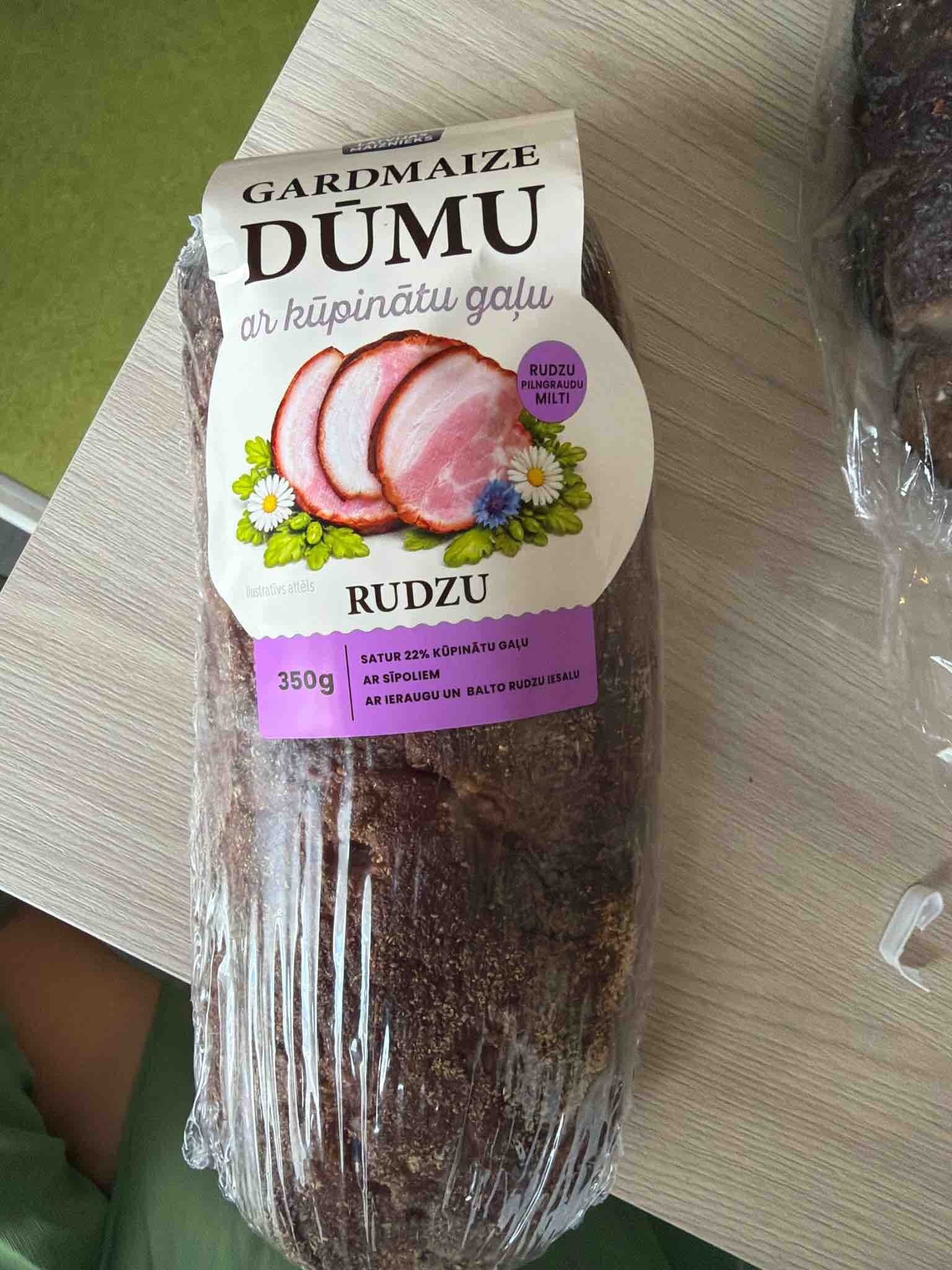 Gardmaize Dūmu Ar Kūpinātu Gaļu Rudzu packshot