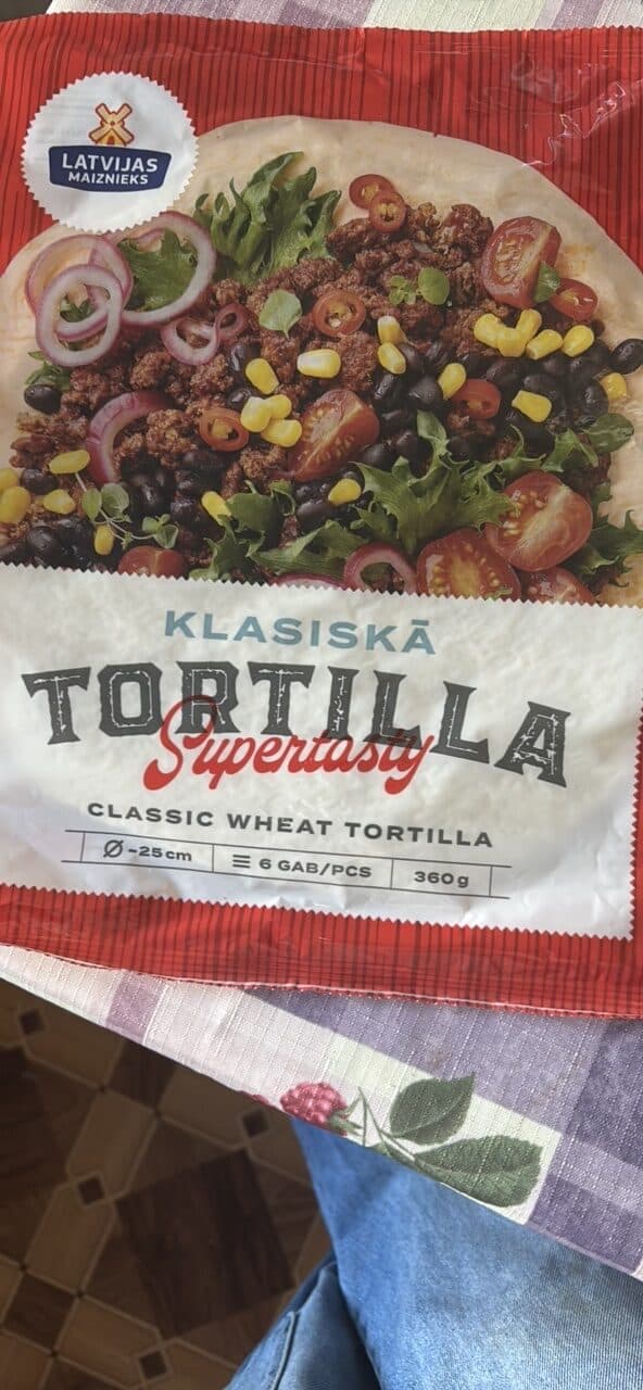 Latvijas Maiznieks Classic Wheat Tortilla packshot