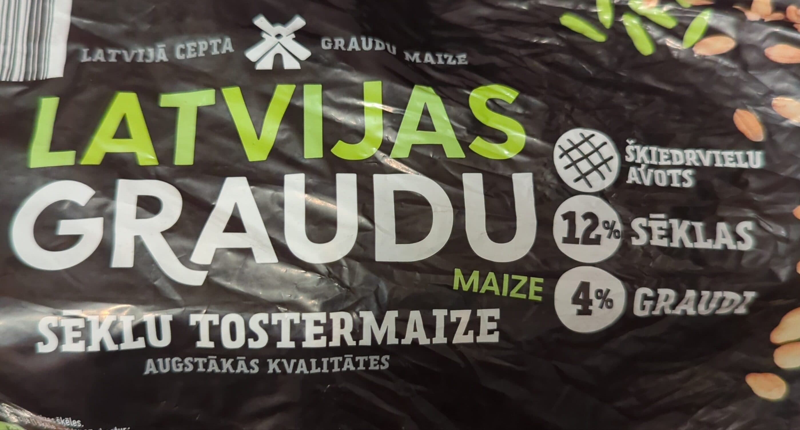 Latvijas graudu maize product packshot
