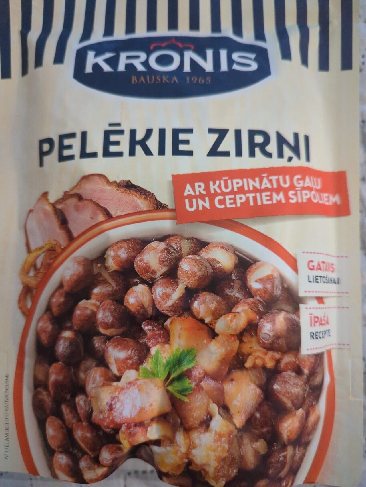 Kronis Pelēkie Zirņi packshot