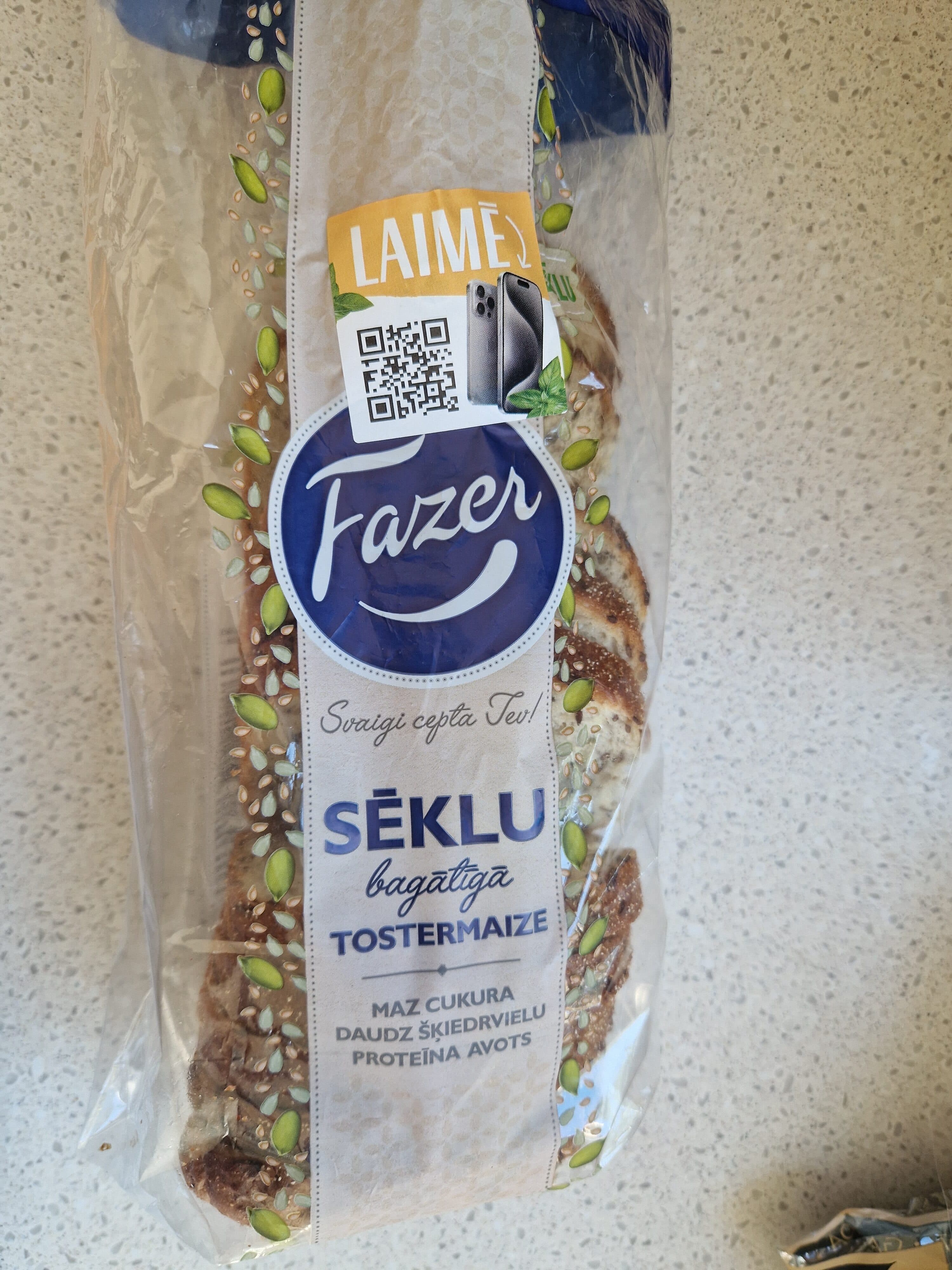 Fazer Sēklu bagātīgā tostermaize packshot