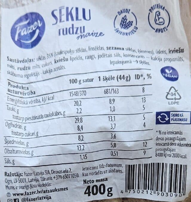 Fazer 4750212903090 packshot