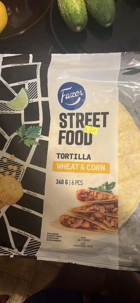 Fazer Tortilla Wheat & Corn packshot
