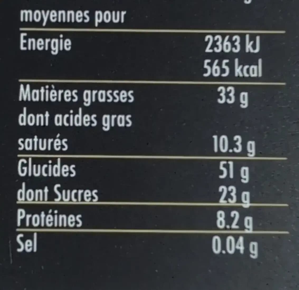 Open Food Facts Cookies à l'avoine à la noix de coco packshot