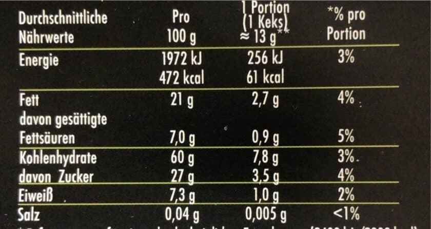 Open Food Facts Haferflocken-Kekse mit Kirschen packshot