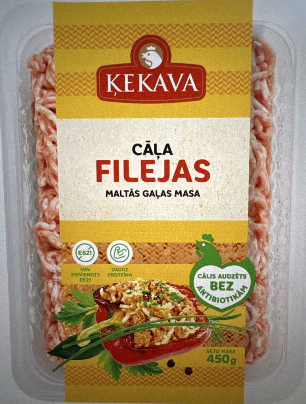 Ķekava Cāļa Filejasmaltās Gaļas Masa packshot
