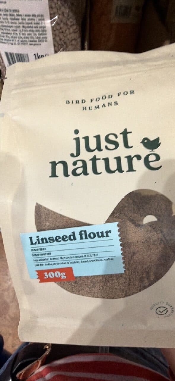 Just nature Linseed flour packshot