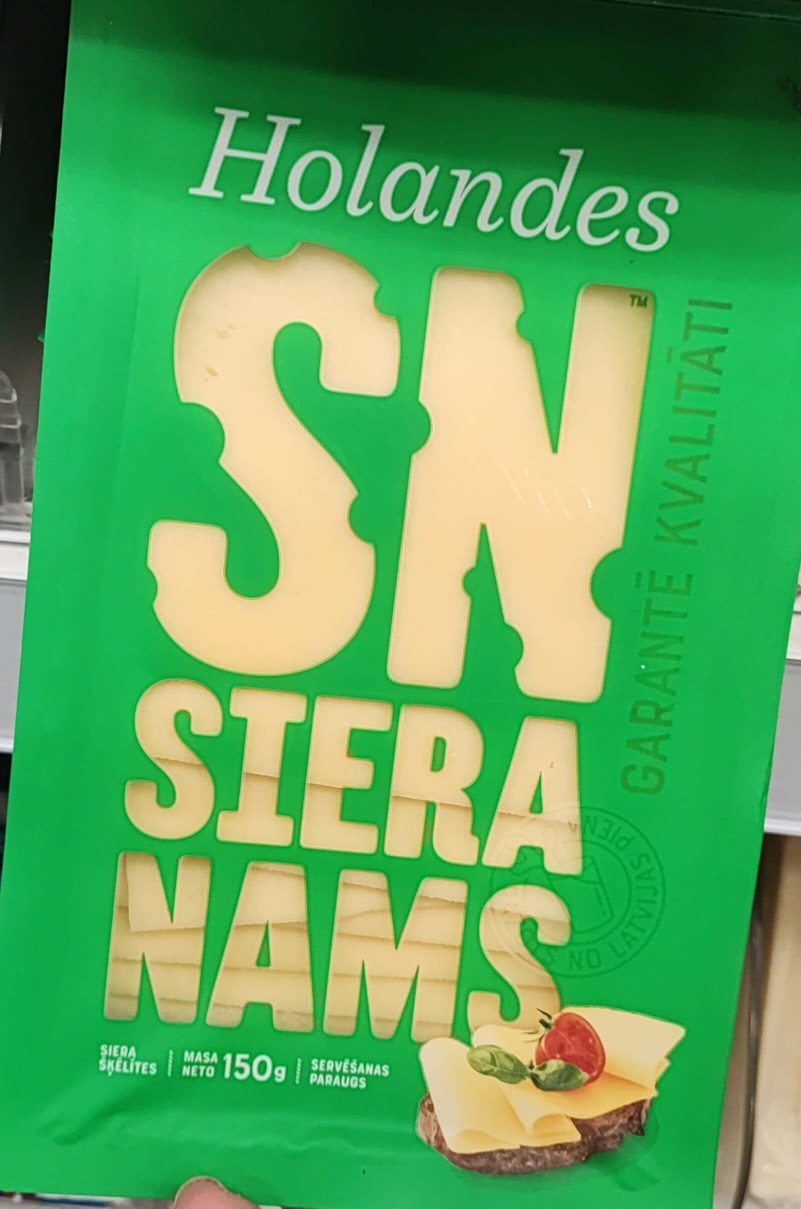 Siera nams siers Holandes SN šķēl. 150g packshot