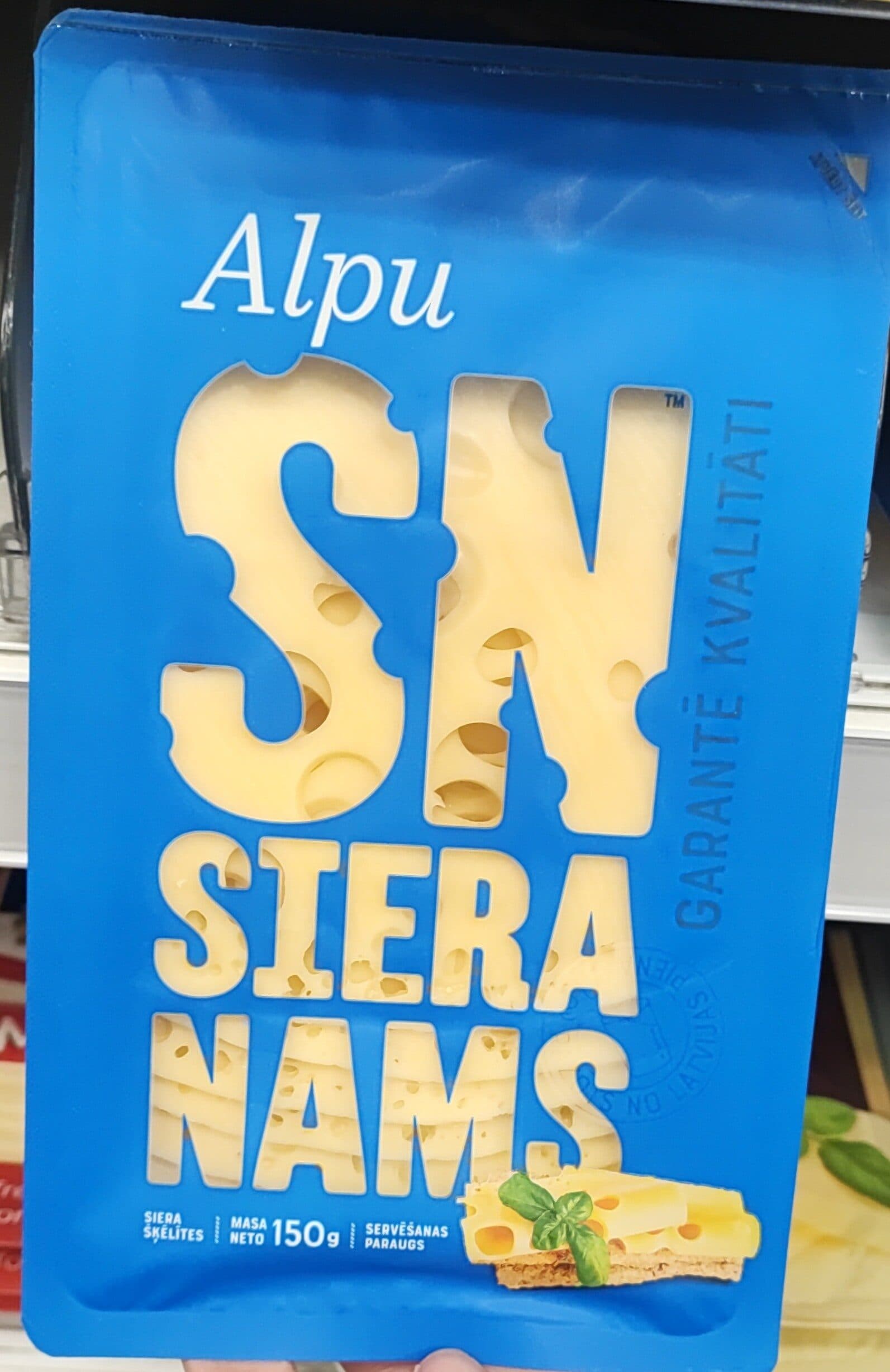 Siera Nams siers Alpu SN šķēl.150g packshot