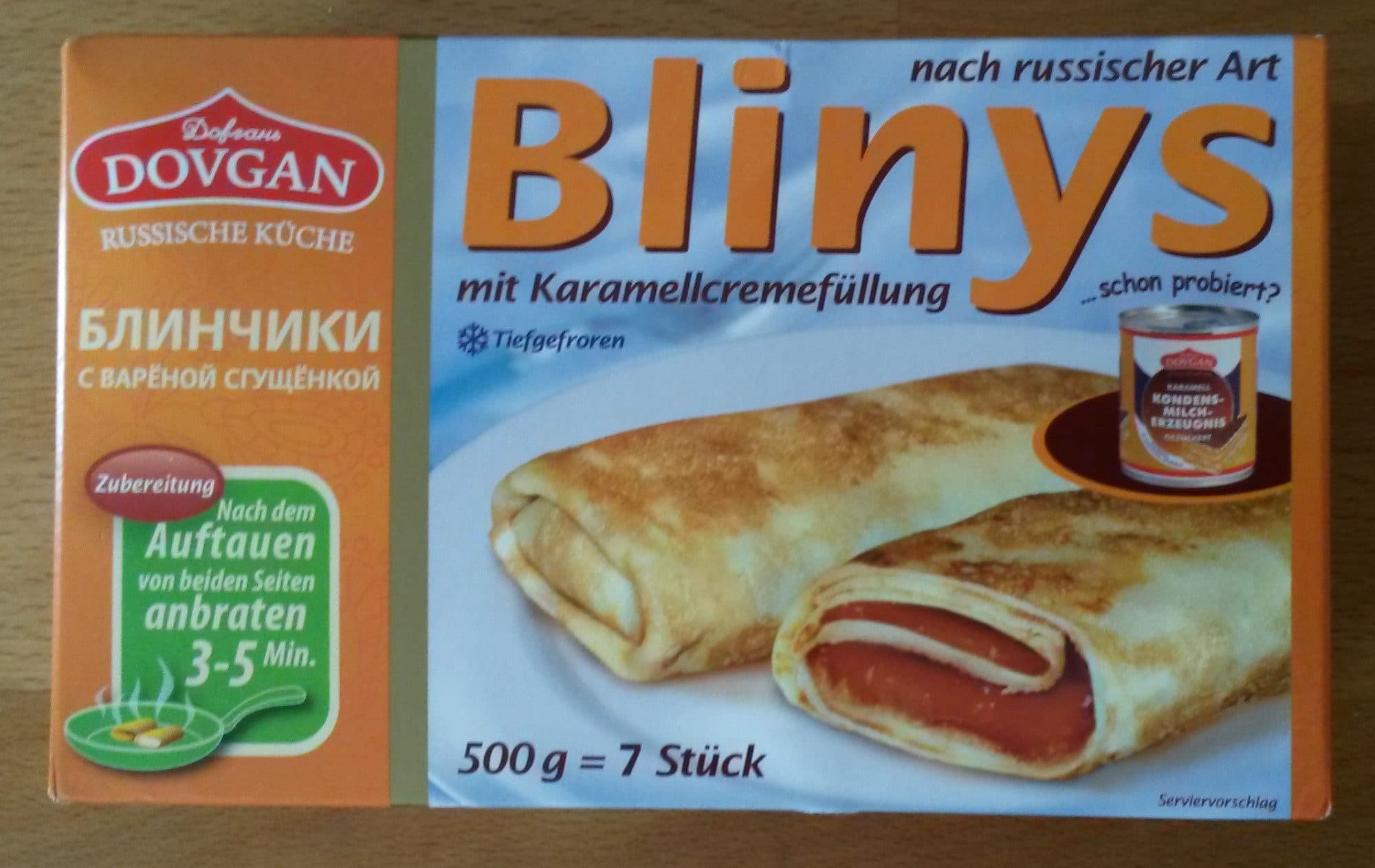 Dovgan Blinys mit Karamellcremefüllung packshot
