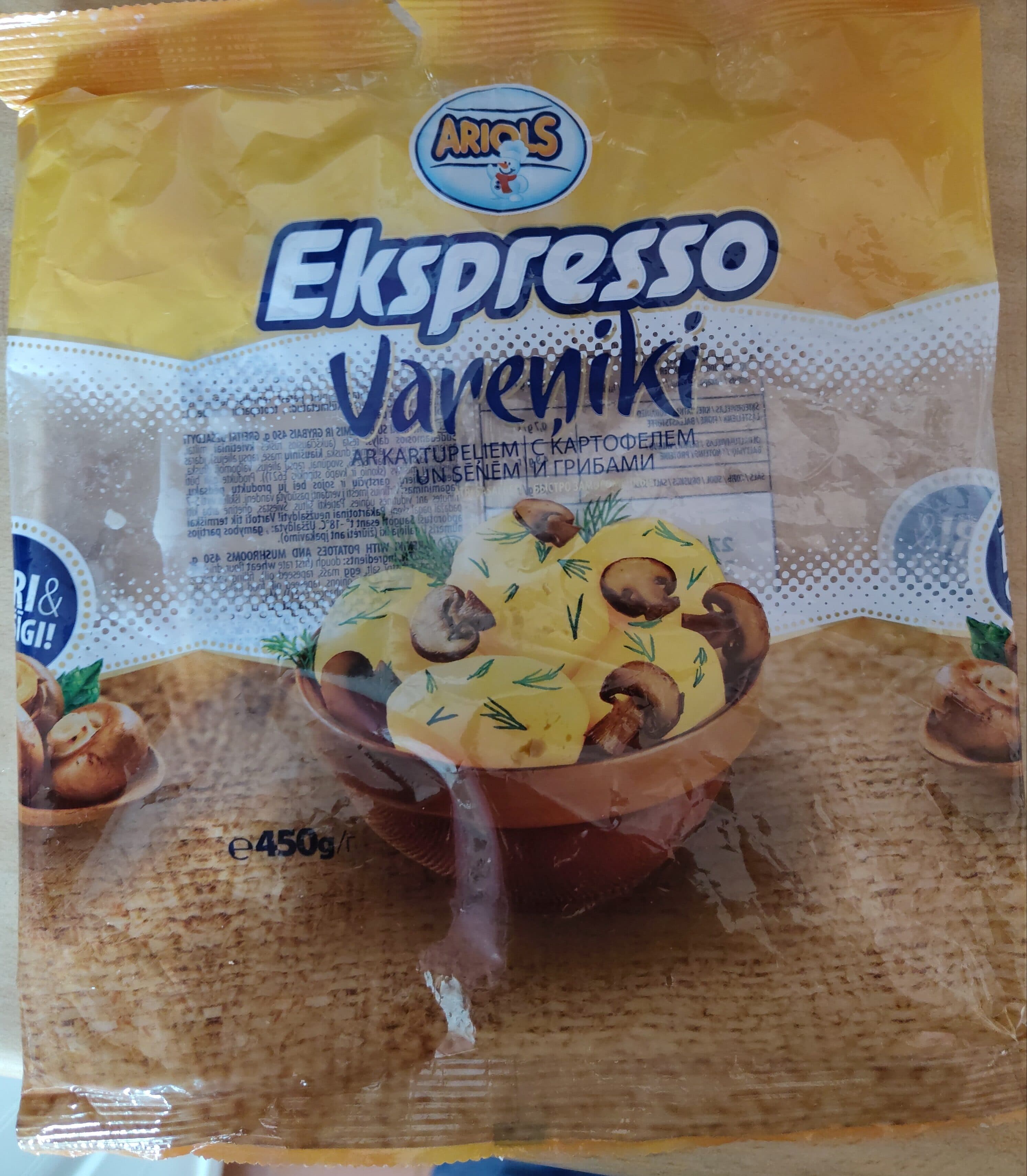 Ariols Ekspresso Vareniki packshot