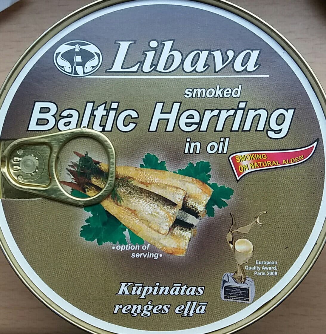 Libava Kūpinātas reņģes eļļā packshot