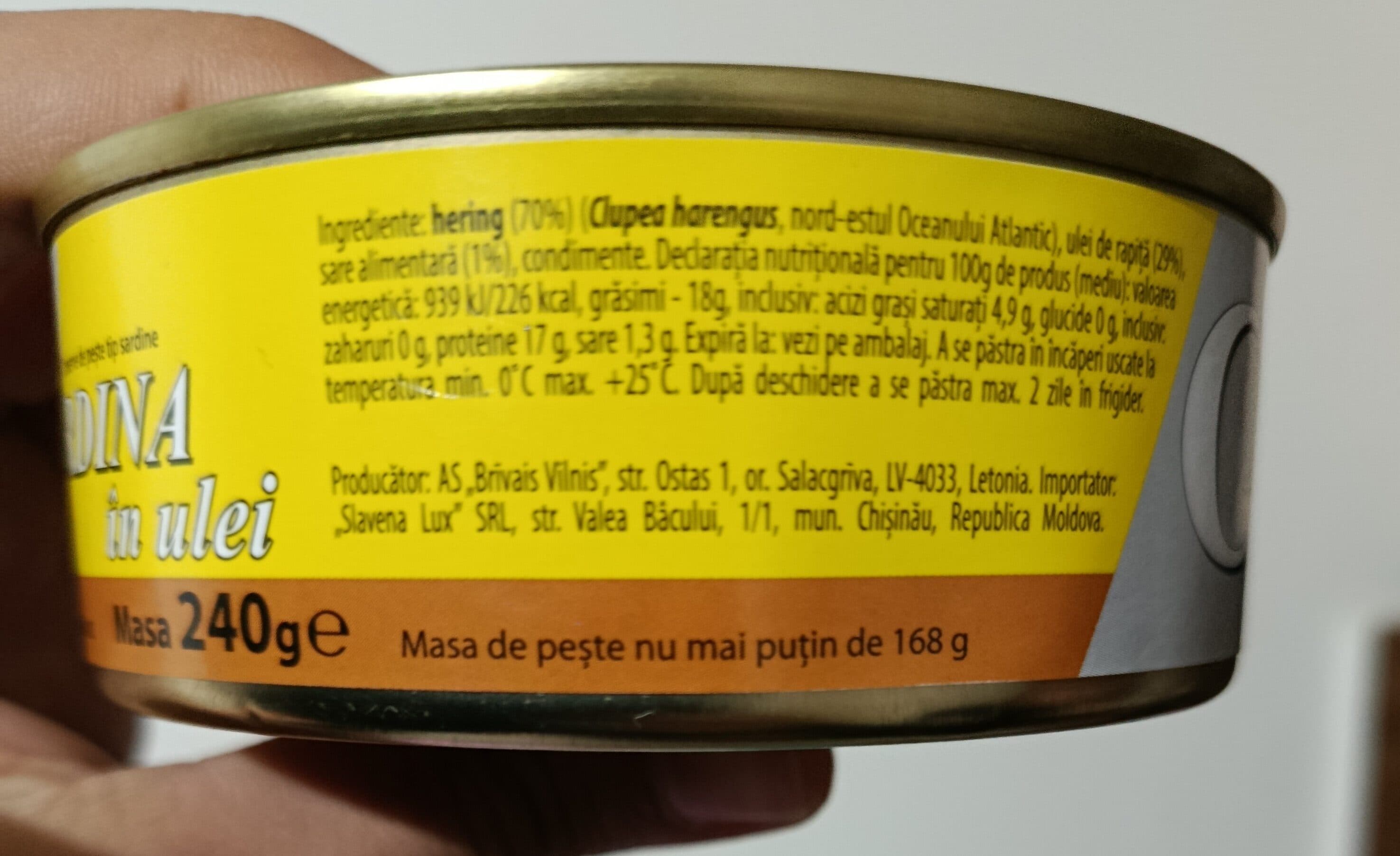 Open Food Facts Sardines in oil packshot