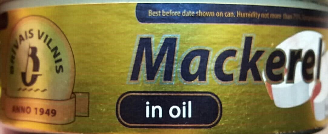 Brīvais vilnis Mackerel in oil packshot