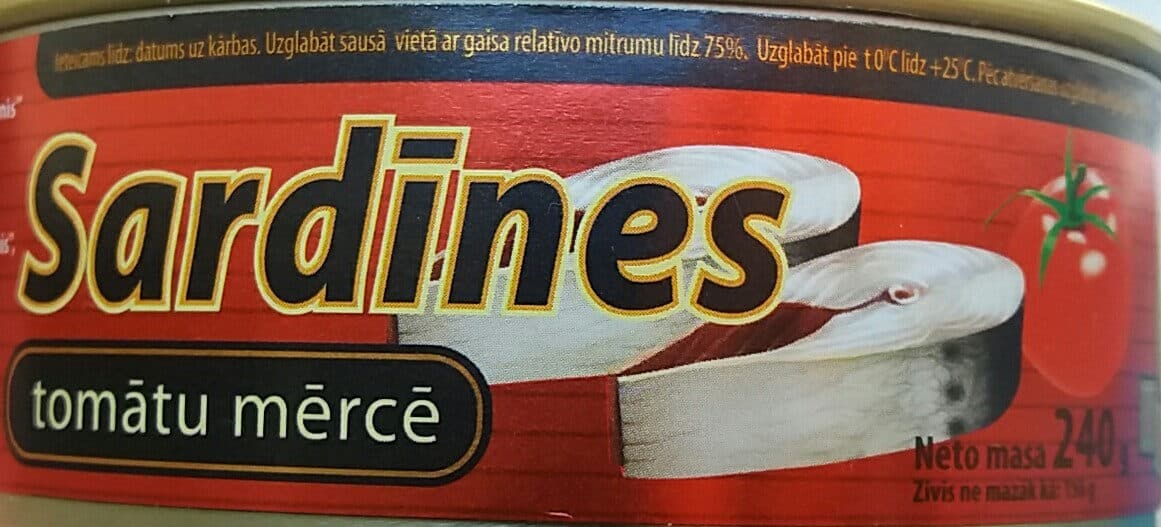 Brīvais vilnis Sardīnes tomātu mērcē packshot