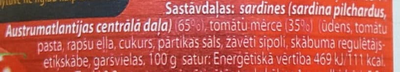 Brīvais vilnis Sardīnes tomātu mērcē packshot