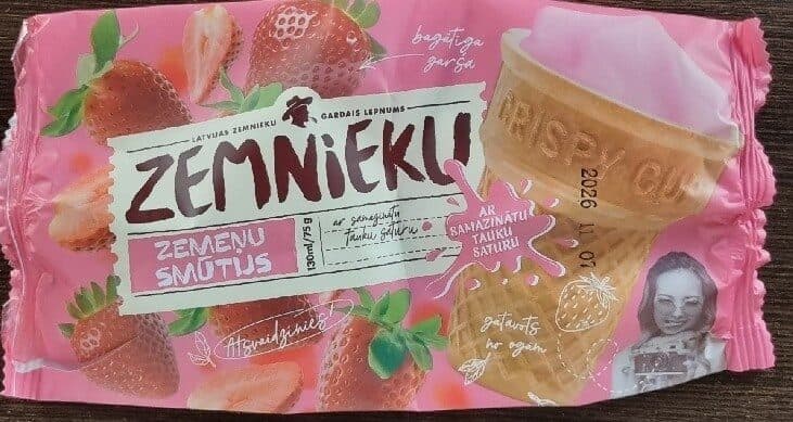 Zemnieku Zemeņu Smūtija Saldējums packshot