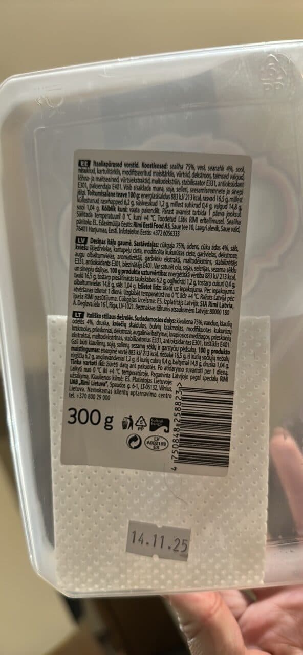 Rimi Planet Italian Style Sausages packshot
