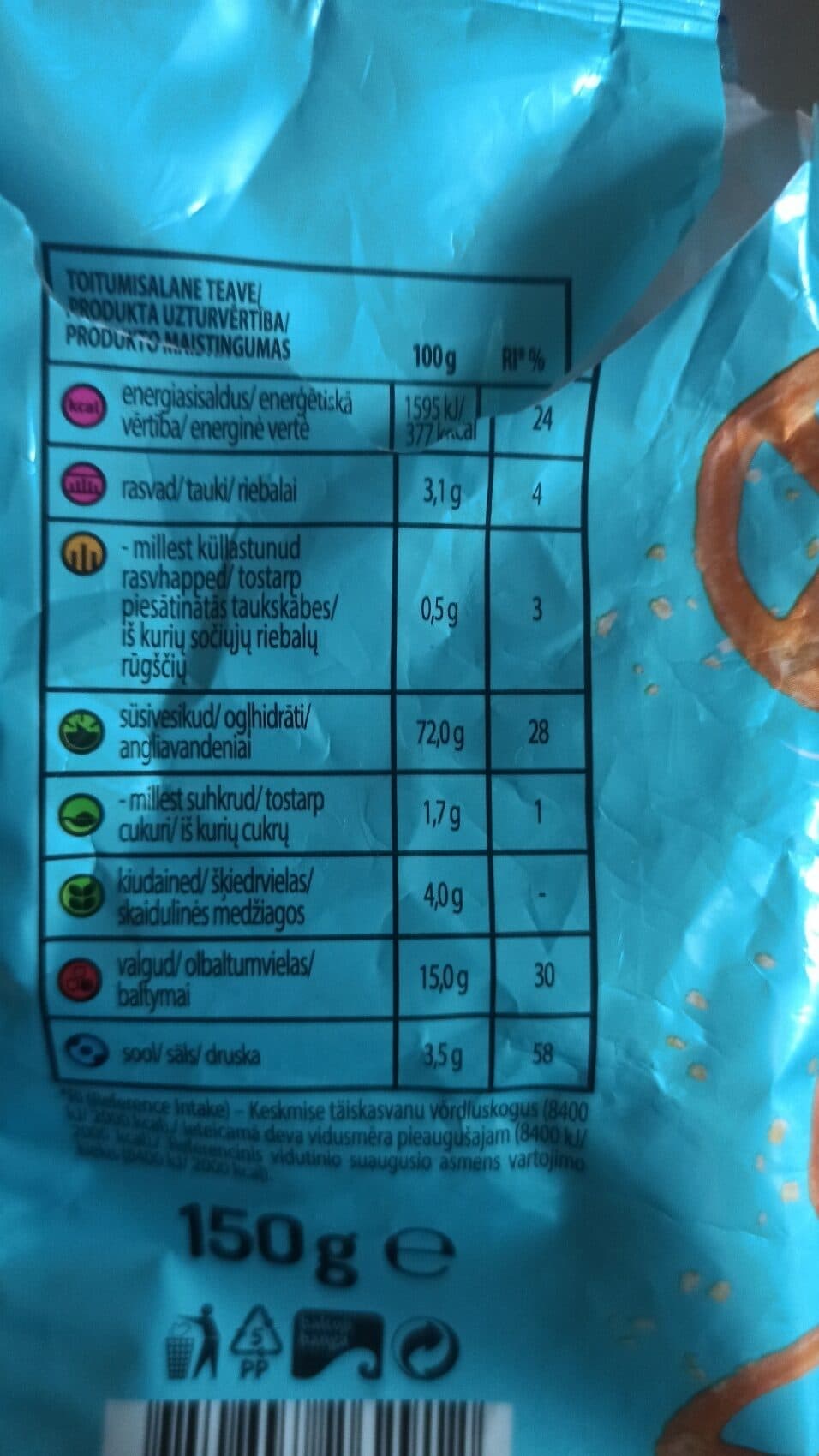 Rimi Salted Pretzels packshot