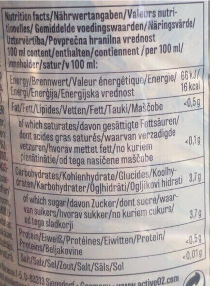 Open Food Facts Active O2 packshot